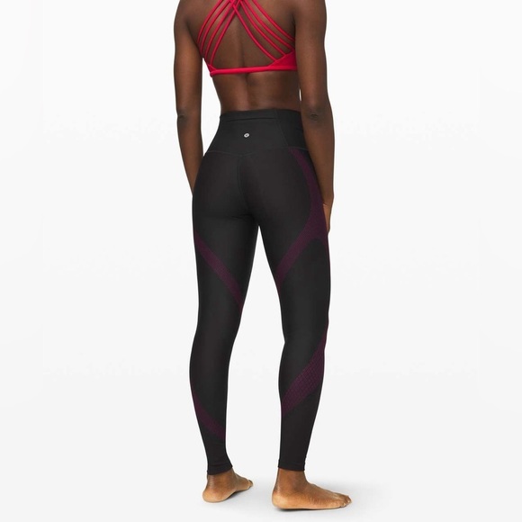 Lululemon Mapped Out High-Rise Tight 28" Black / Marvel size 4 yoga stretch gym - Picture 3 of 12